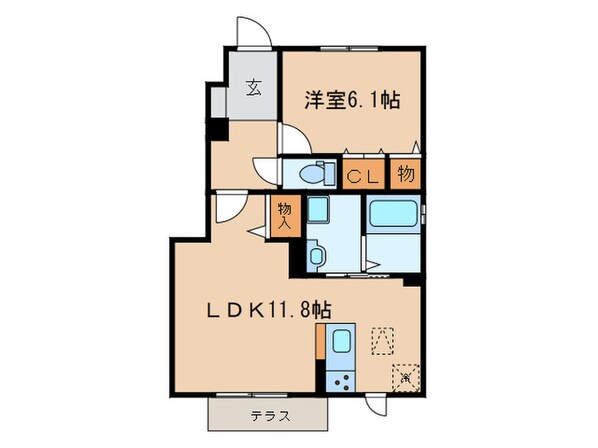 ガーデンコートの物件間取画像